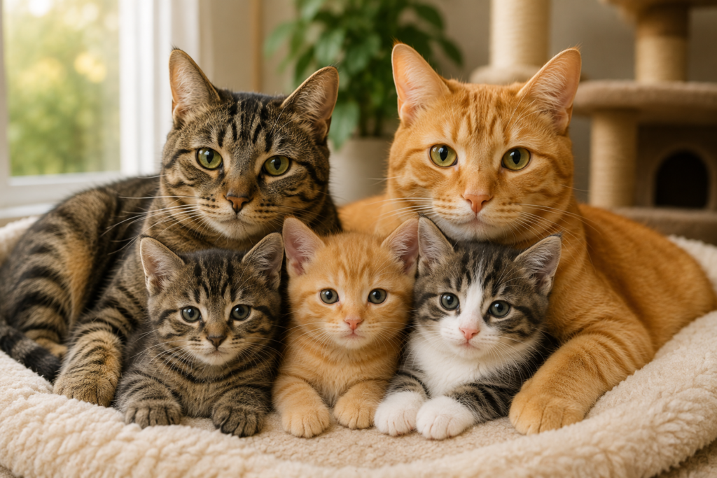 famili gatos jaduv